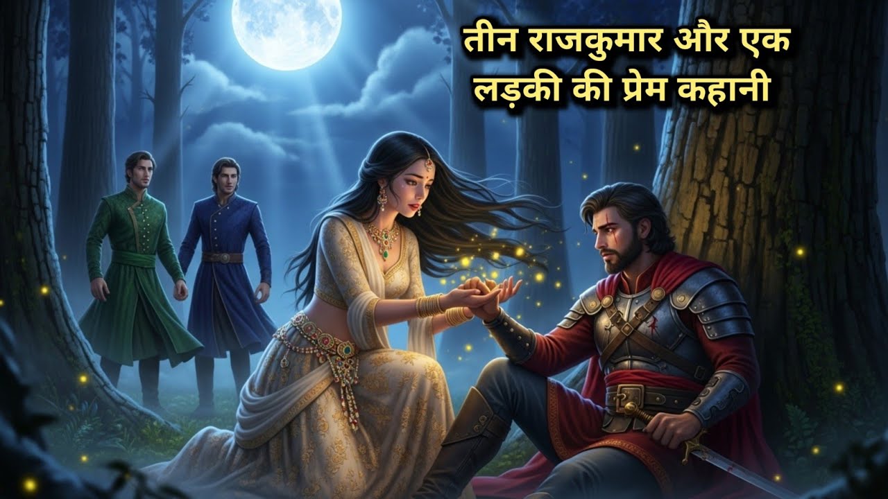 तीन राजकुमार और एक लड़की की प्रेम कहानी|#HindiStories ##MoralStory 