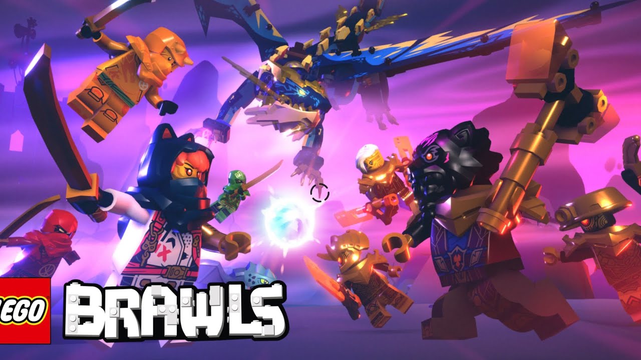 Playing as Arin from Lego Ninjago Dragons rising while learning to fly 🪽in Lego Brawls!!!!