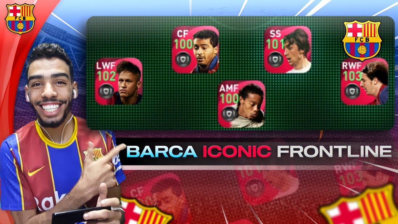 THE ICONIC ATTACKING LINE OF BARCELONA 🔥 EFootball pes 2021