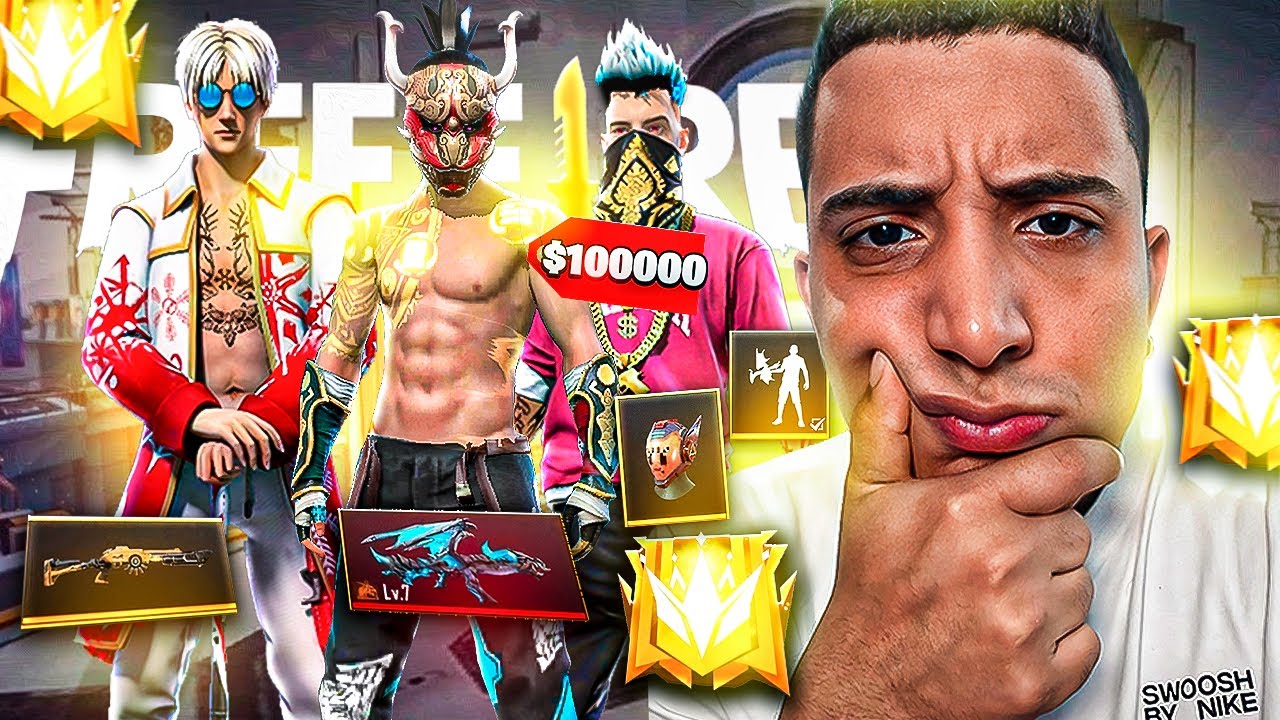 EN BUSCA de una NUEVA cuenta 💰 de FREE FIRE para MI 😞