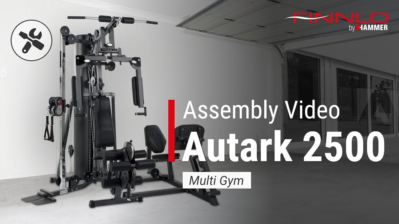 Multi Gym FINNLO Autark 2500 | Assembly Video | English