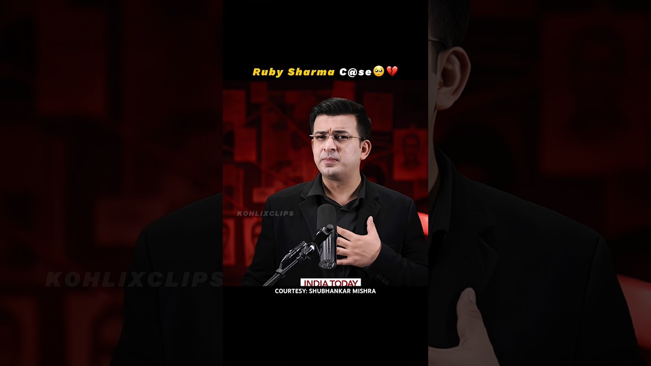 The Ruby Sharma Story💔🥺 #rubysharma #shubhankarmishra #indiannews #trending