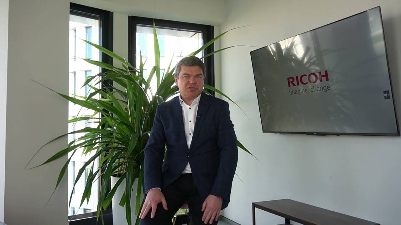 Wojciech Jankowski - konsultant DocuWere w Ricoh Polska zaprasza na MKBR do Targ&oacute;w Kielce