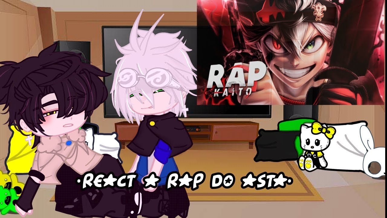 • Black clover touros negros +Yuno reagindo ao rap do asta (rap anti magia)
