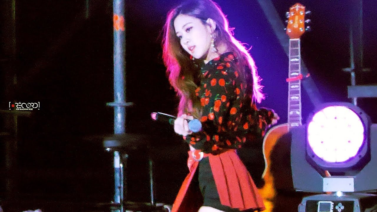 180525 고려대 축제 Korea University Festival - 붐바야 BOOMBAYAH / BLACKPINK ROSÉ 로제 직캠