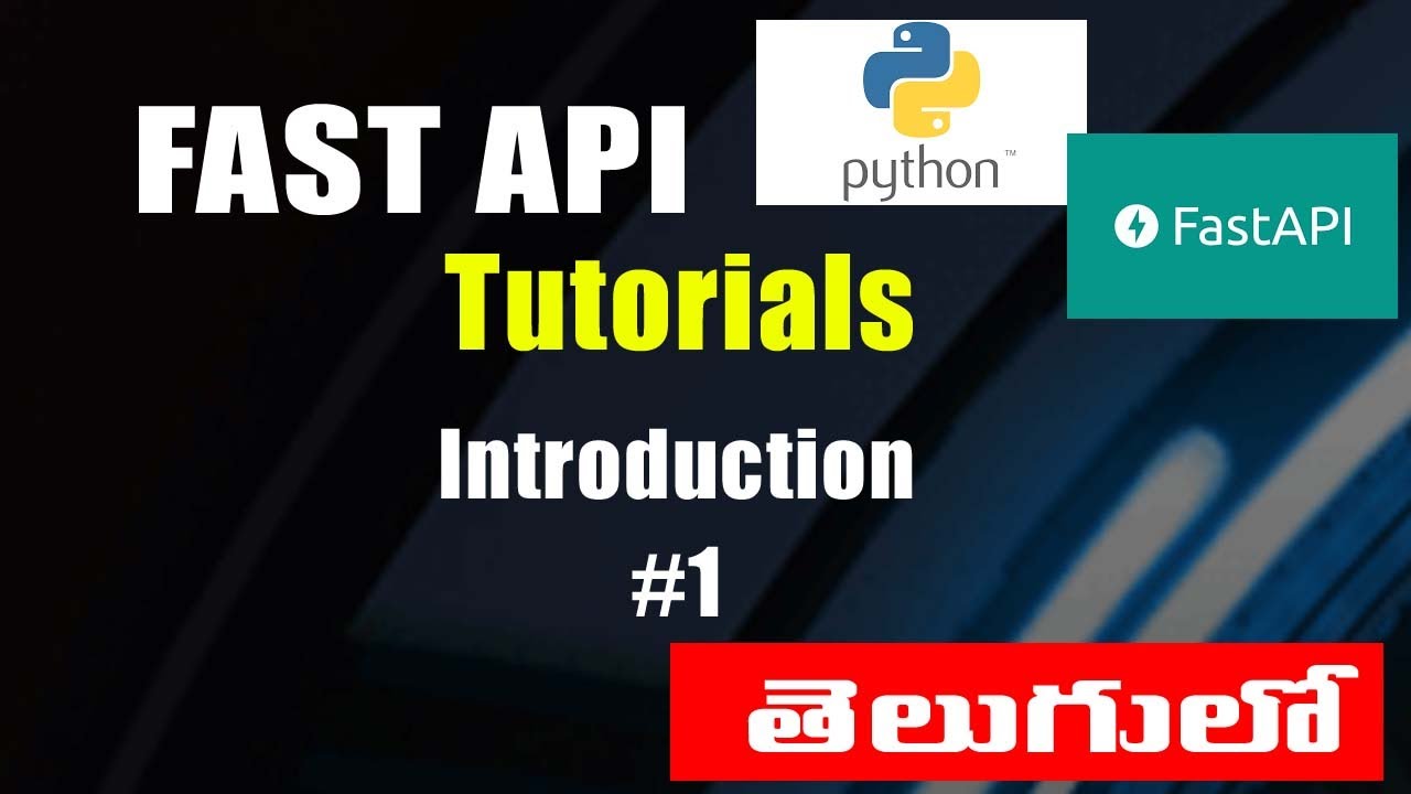 FastAPI Tutorials in Telugu Introduction #1