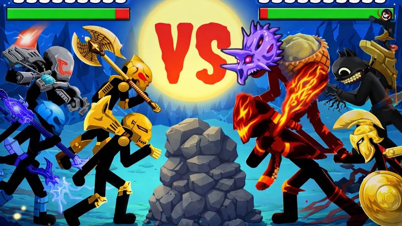 999999 POWER VS 999999 POWER! Ultimate Stick War Battle ⚔️🔥#stickwarlegacy  #stickwarlegacymod 