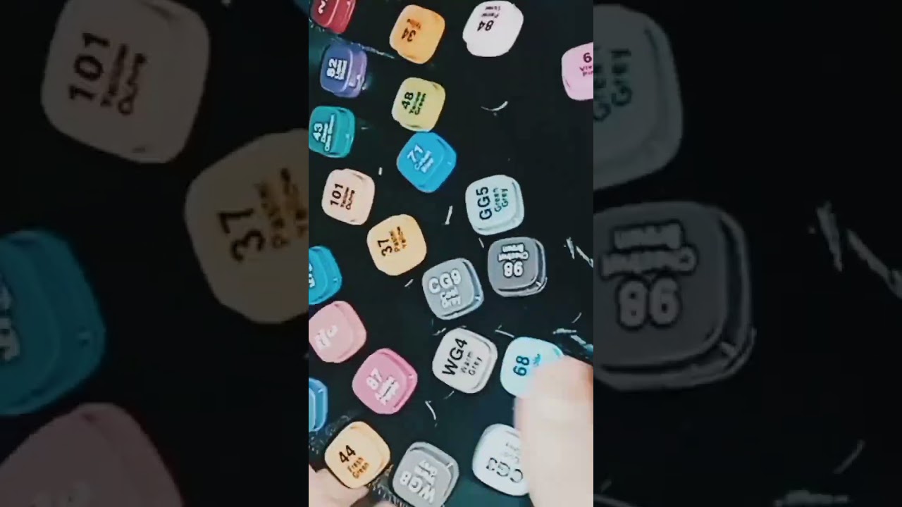 Unboxing TOUCH alcohol markers #unboxing #alcoholmarkers