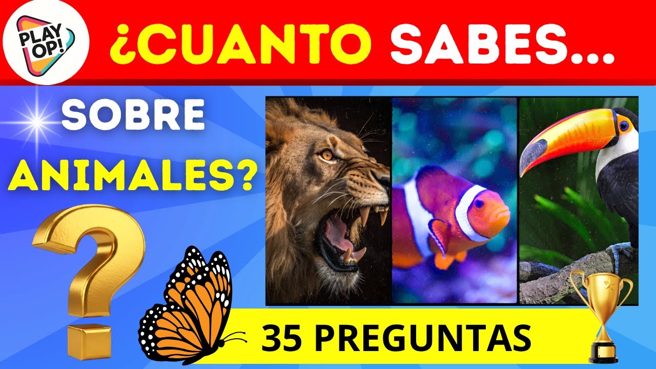 ¿Cuánto sabes sobre animales? 🐠🦉🦜 #trivia #quiz