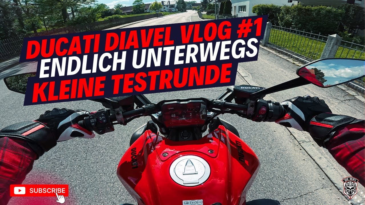 Ducati Diavel V4 VLOG Part 1 | Endlich unterwegs | Kleine Testrunde | Setup Experimente - Motovlog