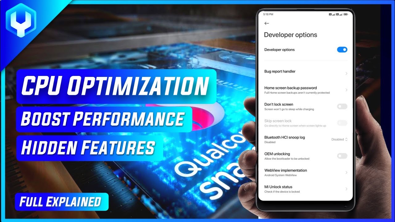Increase Gaming 🎮Performance_ Hindi_ CPU Optimization for Gaming Android_ Developer Options Android