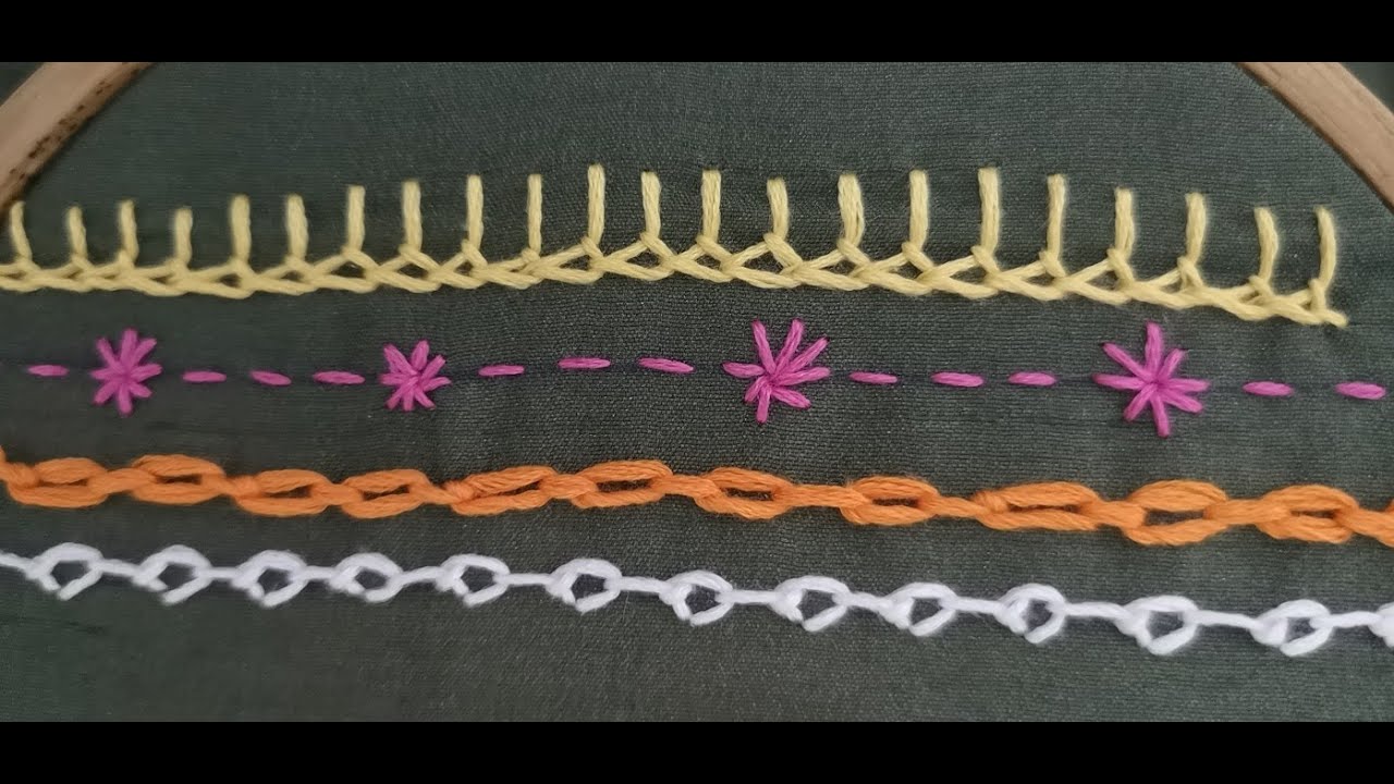 4 Easy Stitches For Banjara Embroidery