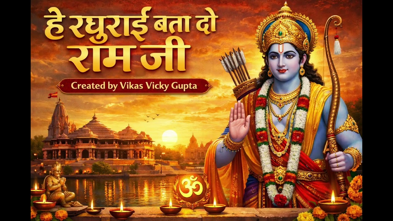 He raghurai bata do Ramji-bhajan created by Vikas Vicky Gupta 