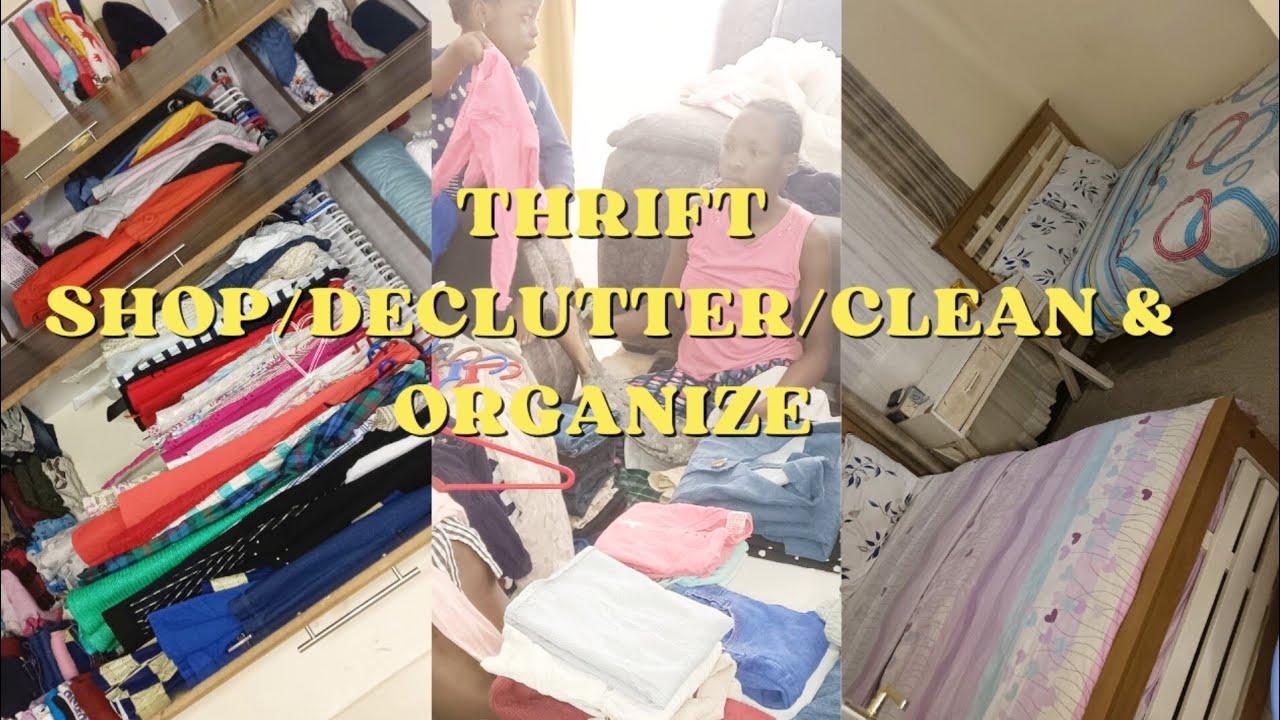 THRIFT SHOPPING WITH THE GIRLS/DECLUTTER/CLEAN & ORGANIZE KIDS BEDROOM. MASSIVE DECLUTTERING