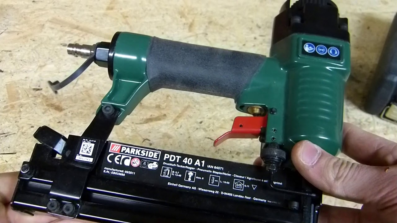PARKSIDE PDT 40 A1 Druckluftnagler Review