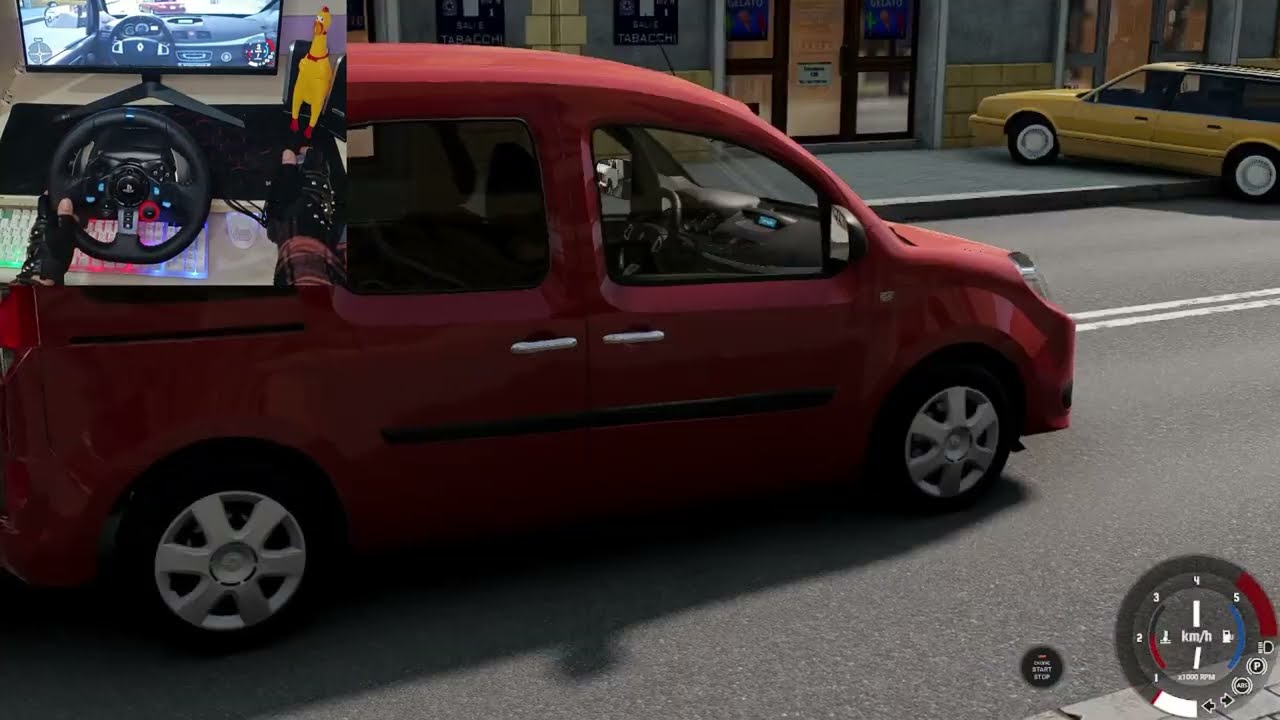 (2007)Renault Kangoo   Crash Test 4K | Logitech G29 | BeamNG Drive 🔥