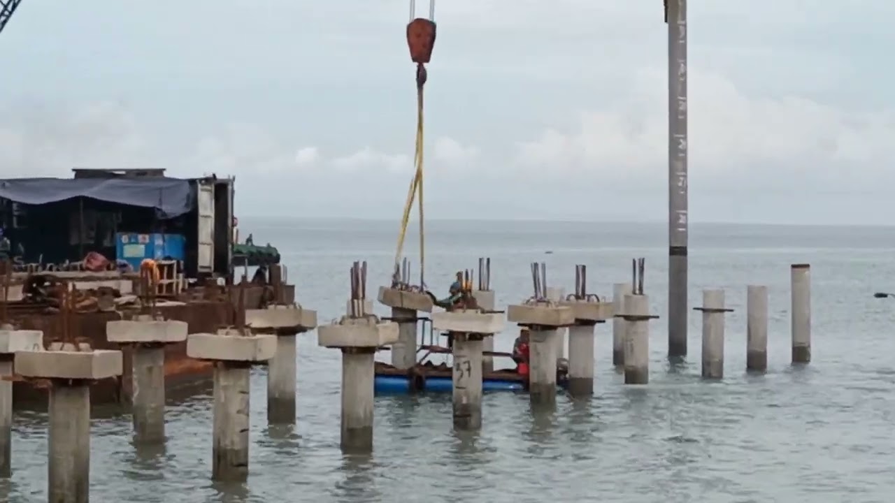 install head stock  slab jetty part 1