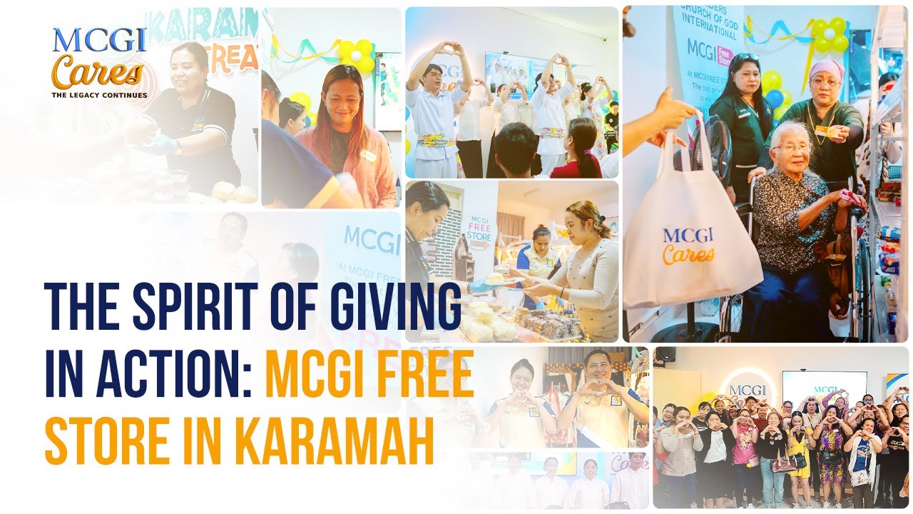 The Spirit of Giving in Action: MCGI Free Store in Karamah | MCGI Cares