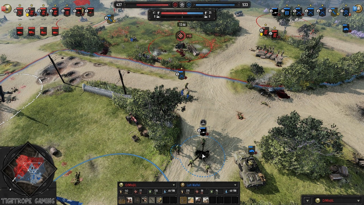 COH3 1v1 Cr!M!n@L (AK) vs Luft Waffel (US)