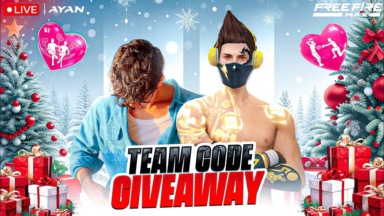🔴FREE FIRE LIVE CUSTOM ROOM | FF LIVE TEAM CODE GIVEAWAY ? 😉 ❤️#freefirelive#fflive #chilgamerlive