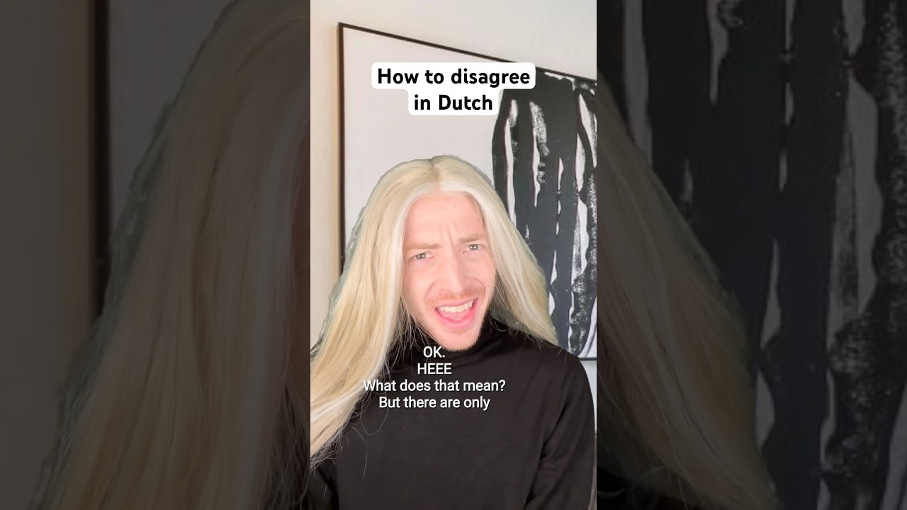How to disagree in Dutch 🤨 #interculturalcommunication #learndutch #expatlife