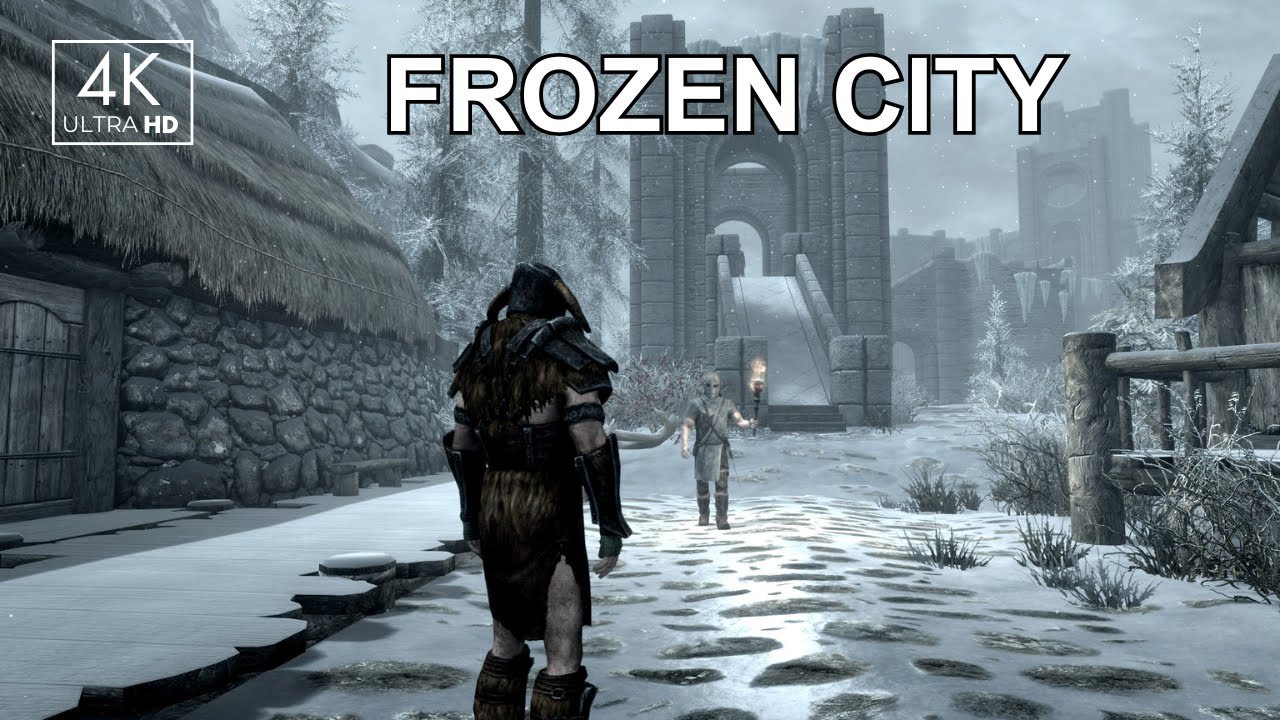 Cozy Nights in Winterhold | Skyrim Ambience