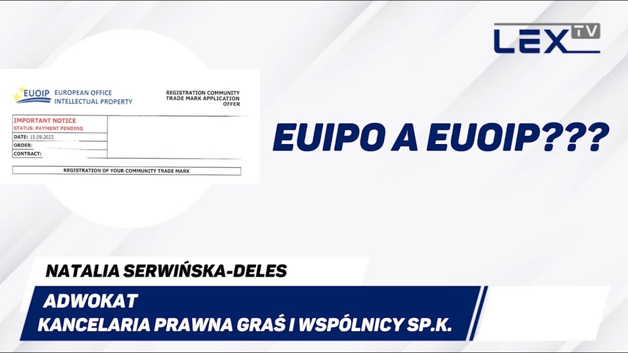 EUIPO a EUOIP? | LEX TV