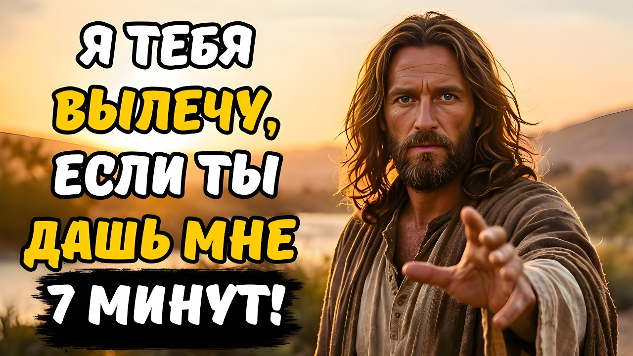 Бог говорит: Дайте Мне 7 минут &mdash; Начало Вашего Исцеления Уже Здесь | Божье послание вам сегодня