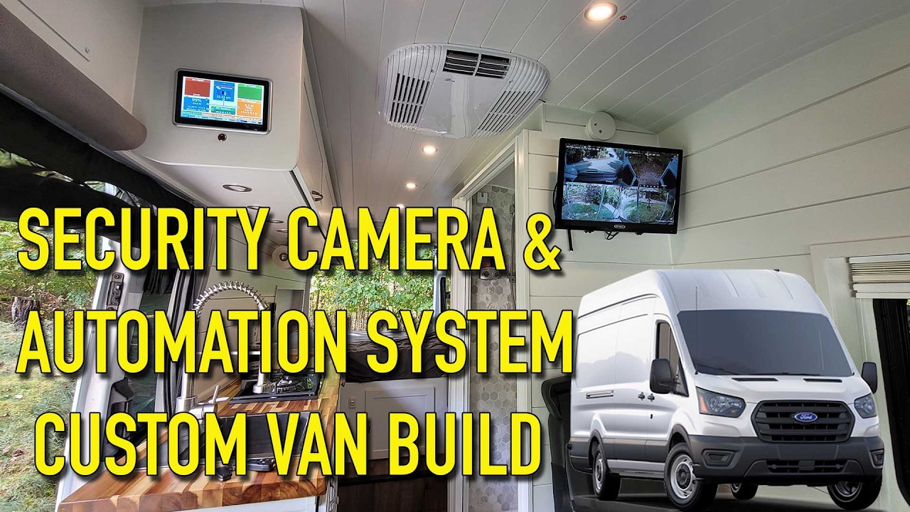 DIY Security Camera Lighting & Automation System For Your Custom Camper Van Build