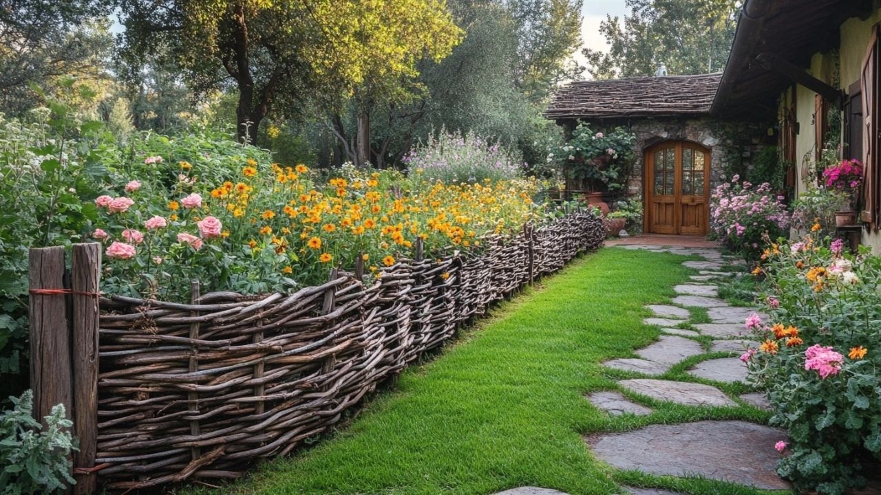 9 Rustic Fence Ideas That Instantly Upgrade Privacy & Charm in Small Gardens 🪵✨