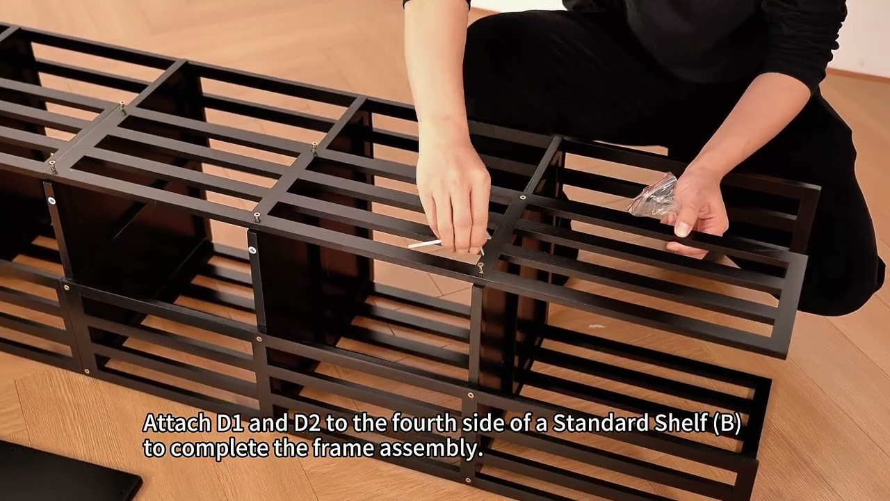 YOWOS Vortex Series Meridian 360° Rotating Bookshelf  |  Assembly Guide