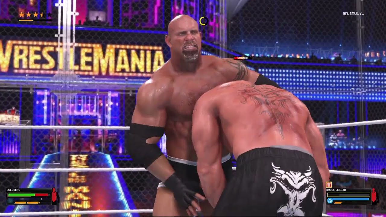 Goldberg vs Brock Lesnar — Hell In A Cell! The Dream Match WWE Never Gave Us | WWE 2K26 PS5