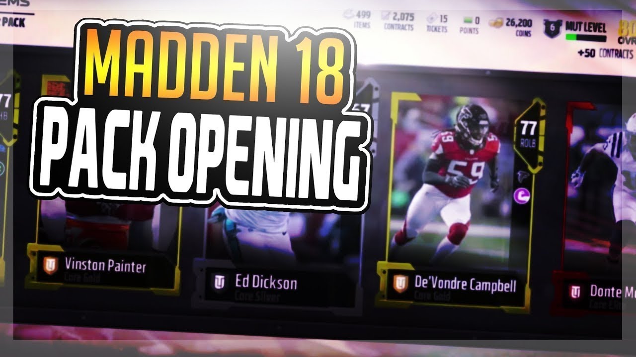 EPIC 90 + PULL! MADDEN 18 ULTIMATE TEAM