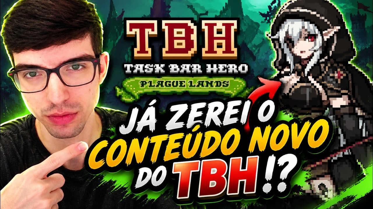 JA ZEREI O CONTEUDO NOVO DO TBH: Task Bar Hero!