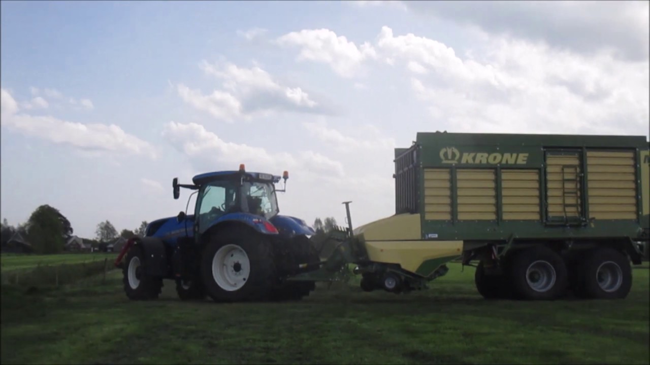 EERSTE SNEDE KUILEN | NEW HOLLAND T7.175 & KRONE MX 330 GL