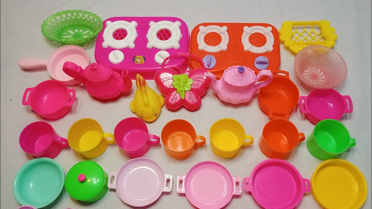 3 Minutes Relaxing Toy Kitchen ASMR | Pretend Cooking Fun 🍳🍵