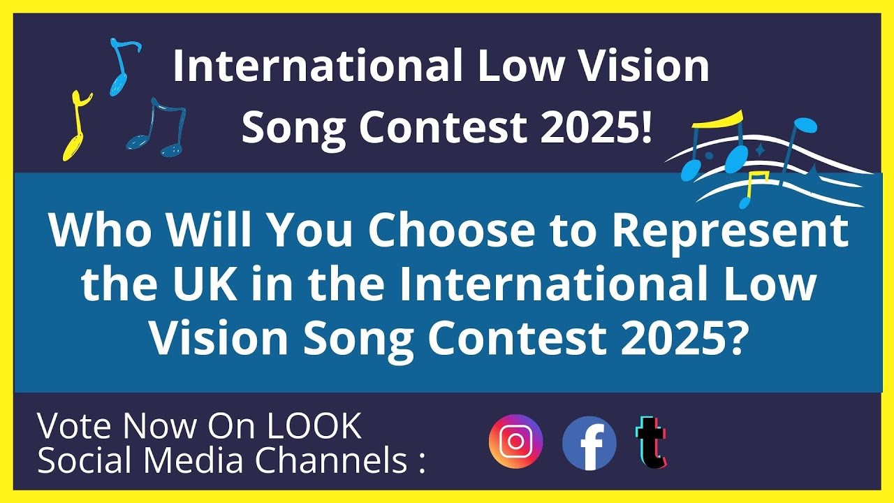 International Low Vision Song Contest 2025 song entries!
