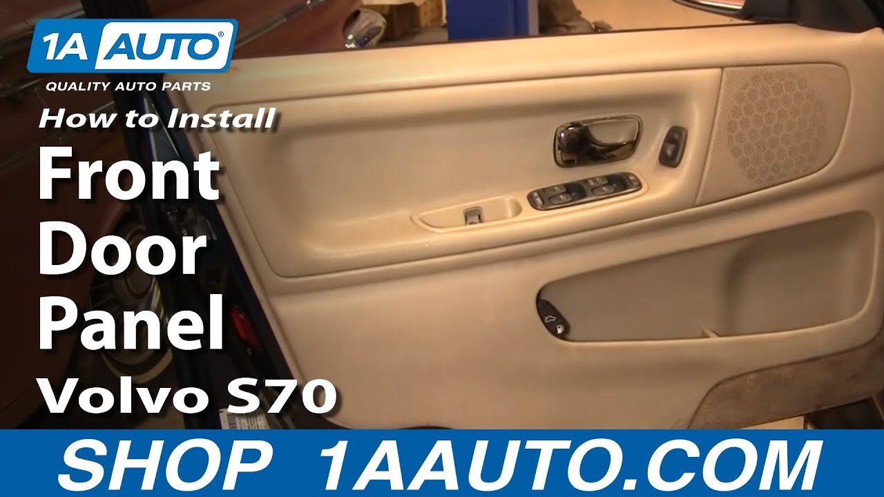 How To Remove Front Door Panel 98-00 Volvo S70