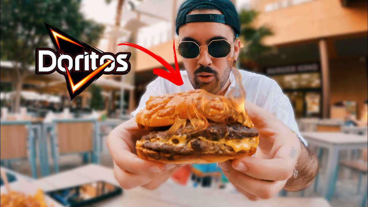 PROBANDO LA NUEVA HAMBURGUESA DE “DORITOS” DEL BURGUER KING