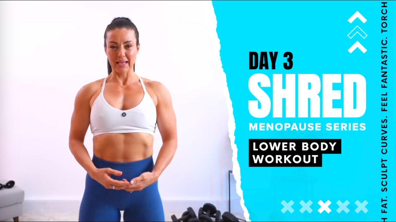 SHRED 30 Minute Lower Body Workout - Glutes, Hamstrings, Quads | Day 3