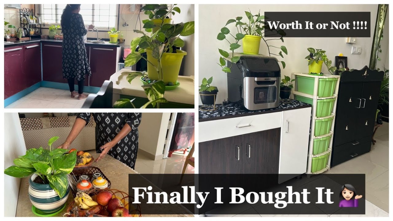 New Kitchen Cabinet || Finally I Bought It 💁‍♀️ || Delicious Meal BTW 😋 #diml#tamil#home#love#vlog