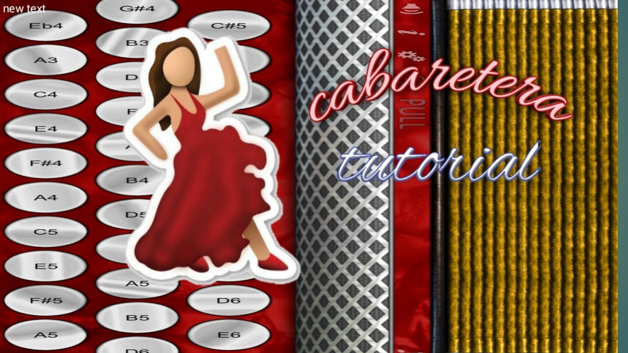 Cabaretera aniseto molina (tutorial) acordeon