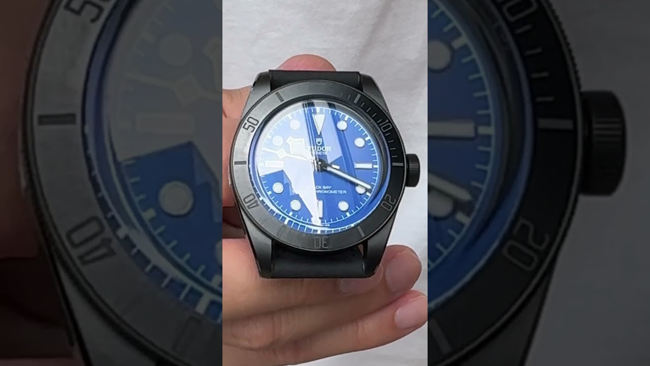 Tudor black bay ceramic blue