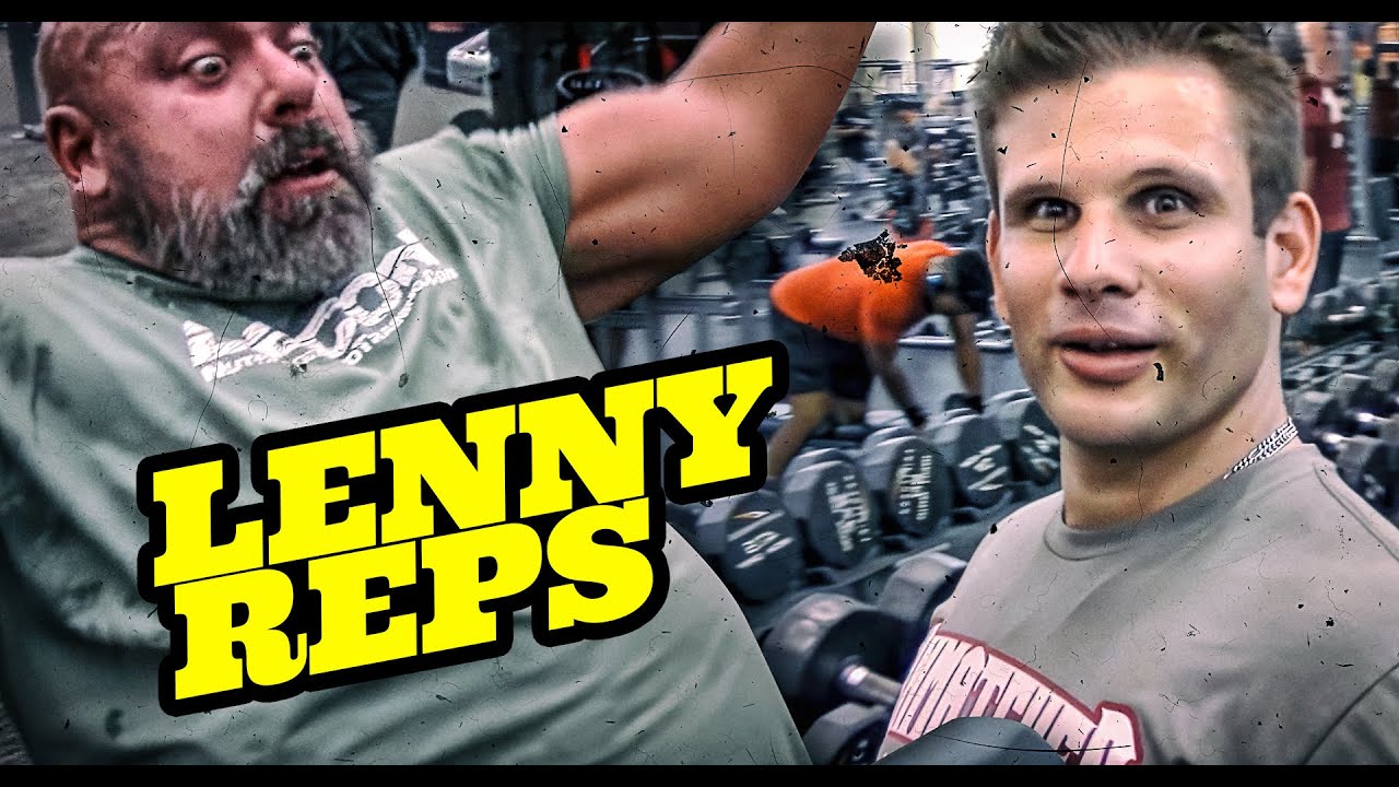 Jason Genova, Big Lenny and Big Brad Wolf train at LA Fitness - Lenny Reps | Delray Misfits