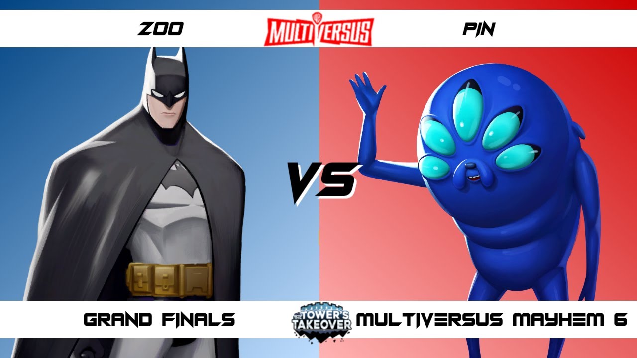 MultiVersus Mayhem 6 GRAND FINALS Pin (Jake, Tom and Jerry) vs Zoo (Batman) MultiVersus Tournament