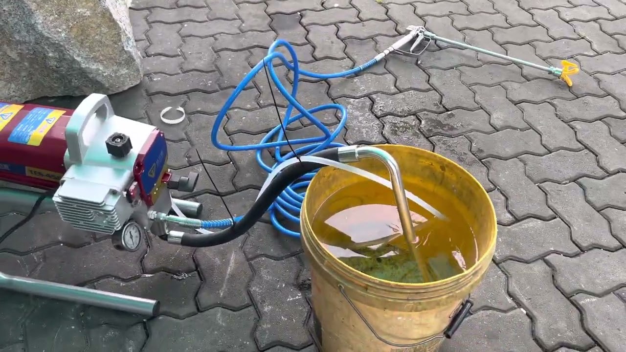 High Pressure Airless Paint Sprayer Dual Gun Double Barrel ID33641
