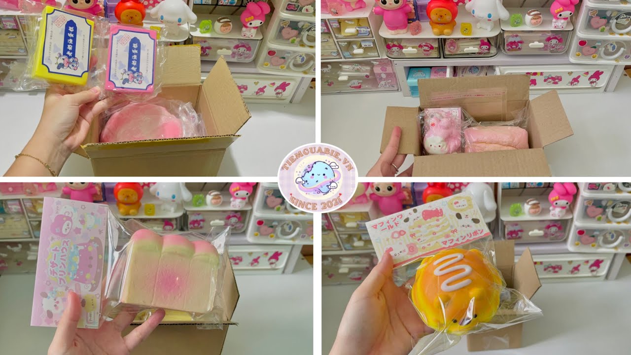 GÓI BƯU PHẨM SQUISHY CHO KHÁCH NGÀY 16/8/24#goihang #squishy