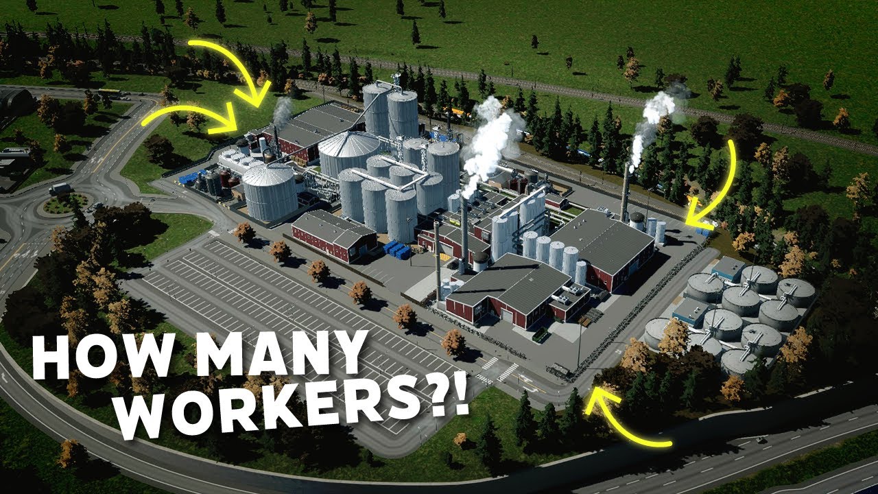 Will the city have enough workers for this HUGE factory? | Cities Skylines 2