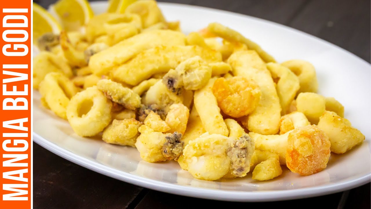 FRITTURA DI PESCE NELLA FRIGGITRICE AD ARIA