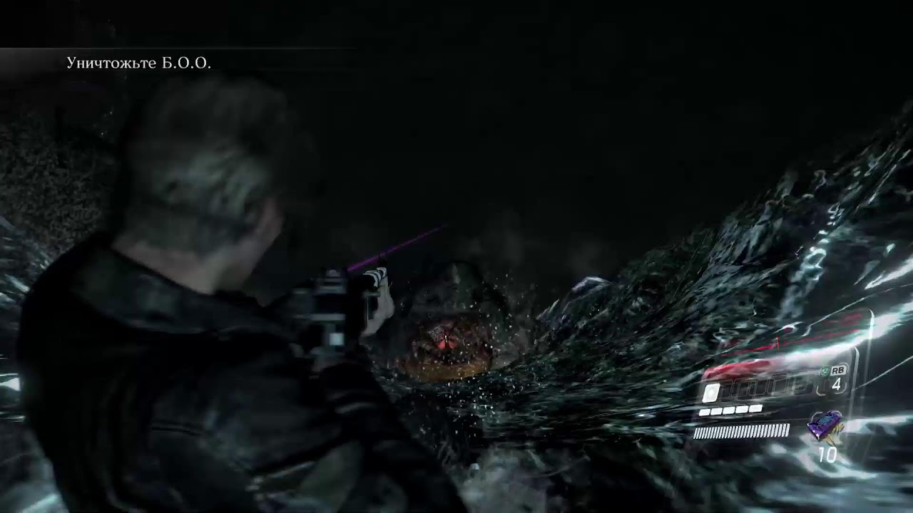 Resident Evil 6 выживание на кошмаре.  Леон  глава3